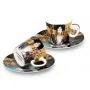 Komplet dwóch filiżanek Carmani 125ml espresso ze spodkami - G. Klimt, Judyta - 3